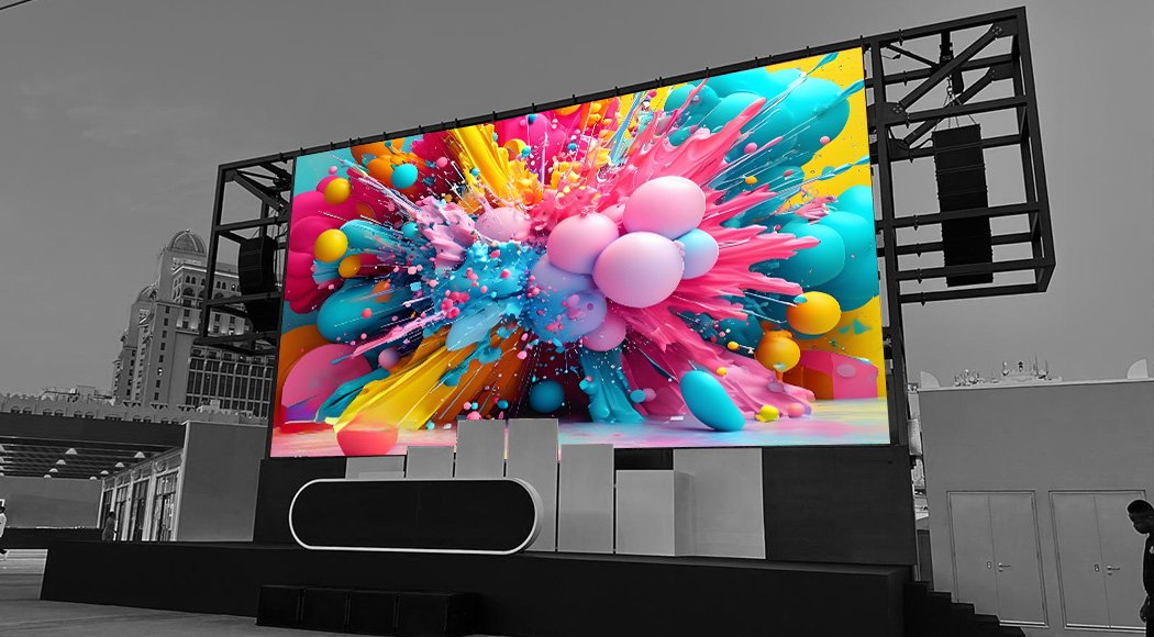 Interactive Fan Zones LED Display