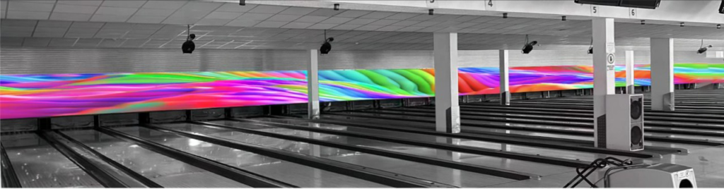 Indoor LED Walls for Bowling Alley