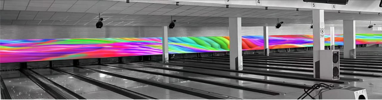 Indoor LED Walls for Bowling Alley