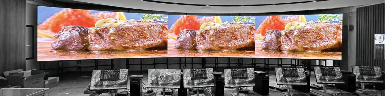 Indoor Video Surveillance LED Wall